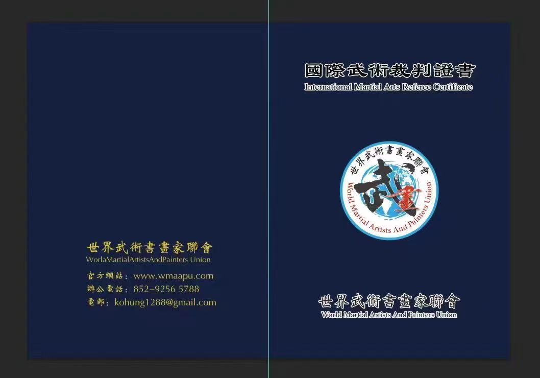 国际武术裁判证书